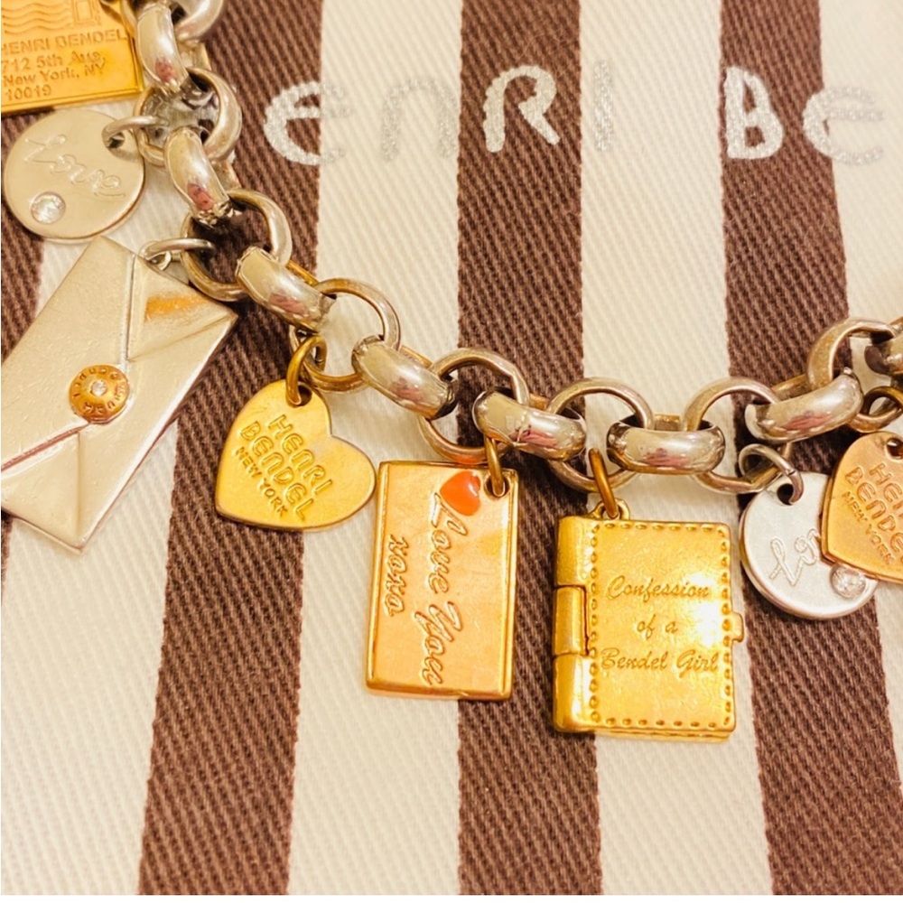 Henri Bendel Love Letters Charm Bracelet - Picture 2 of 16